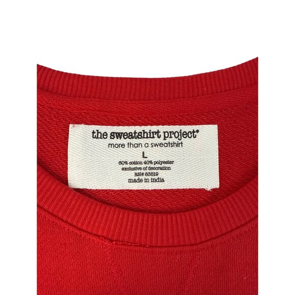The Sweatshirt Project NWT Red Sleeveless Pullover Tank Top Large Holidays - Picture 6 of 8